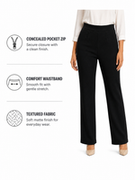 Women's Office Pants High Waist Wide Leg Trousers
