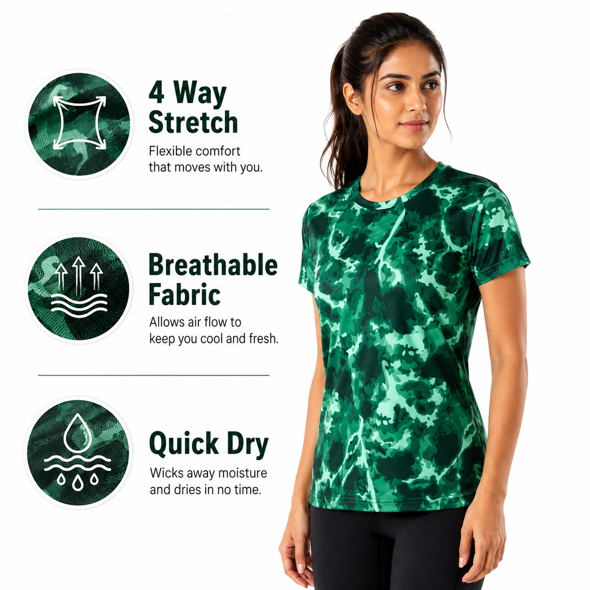 Women Digital RNS T-Shirt