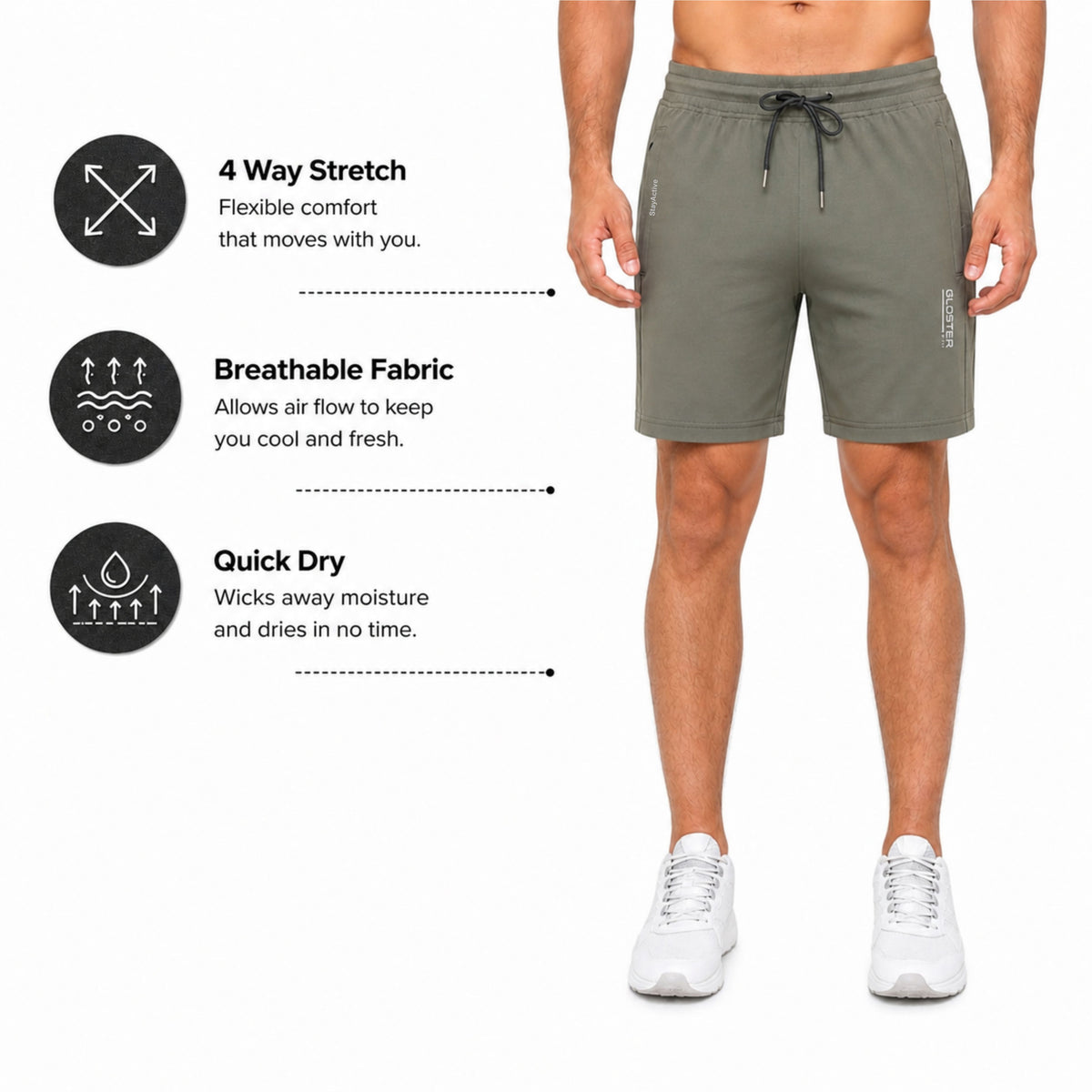 Men's Active Bermuda