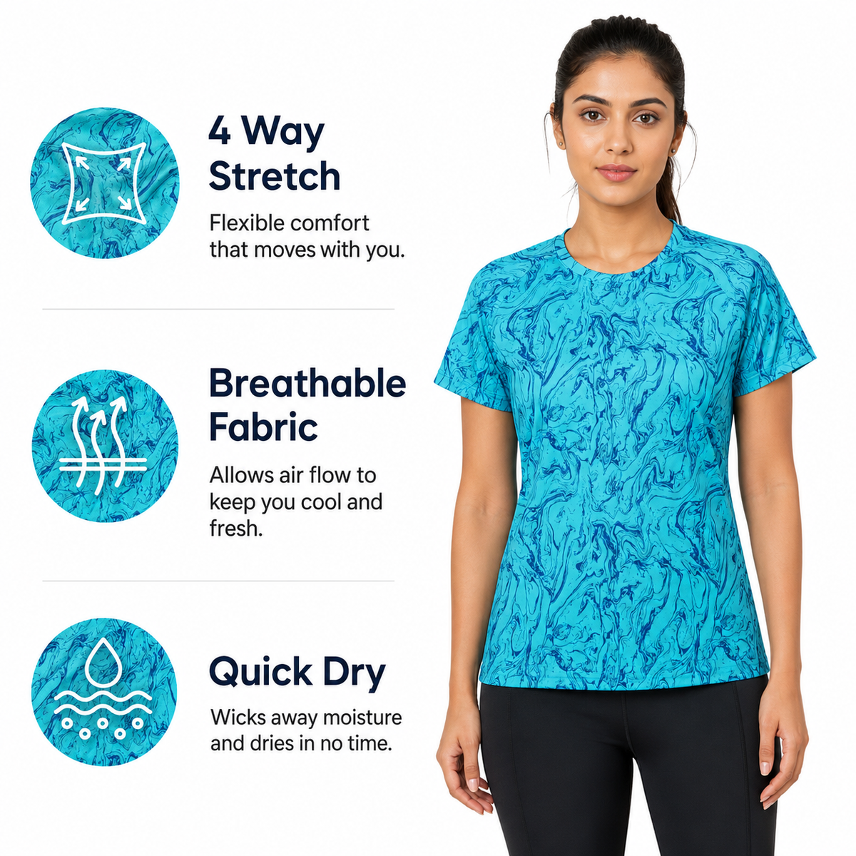 Women Digital RNS T-Shirt