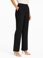 Women's Office Pants High Waist Wide Leg Trousers