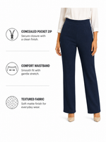 Women's Office Pants High Waist Wide Leg Trousers