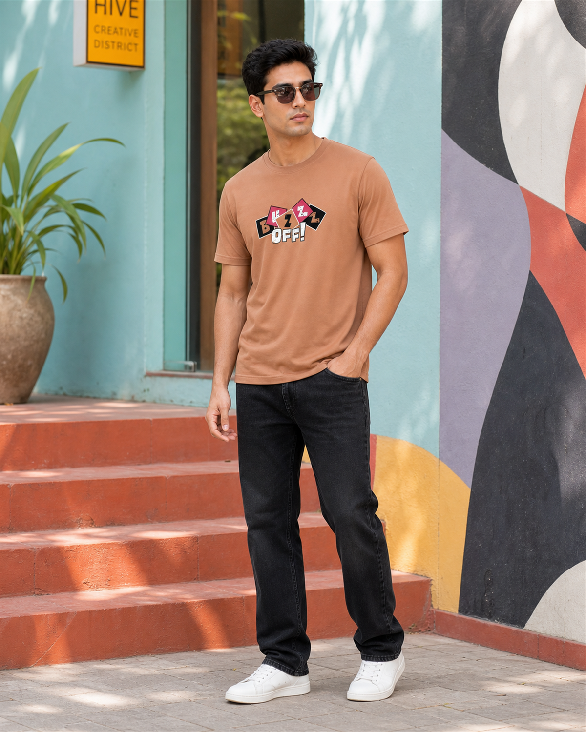 Killer RNS FTBK Print T-Shirt for Men