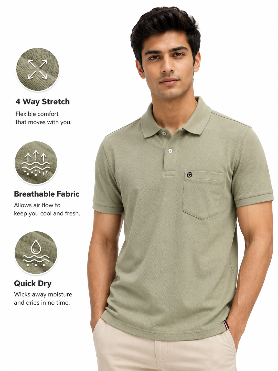 Classic Polo Pocket T-Shirt