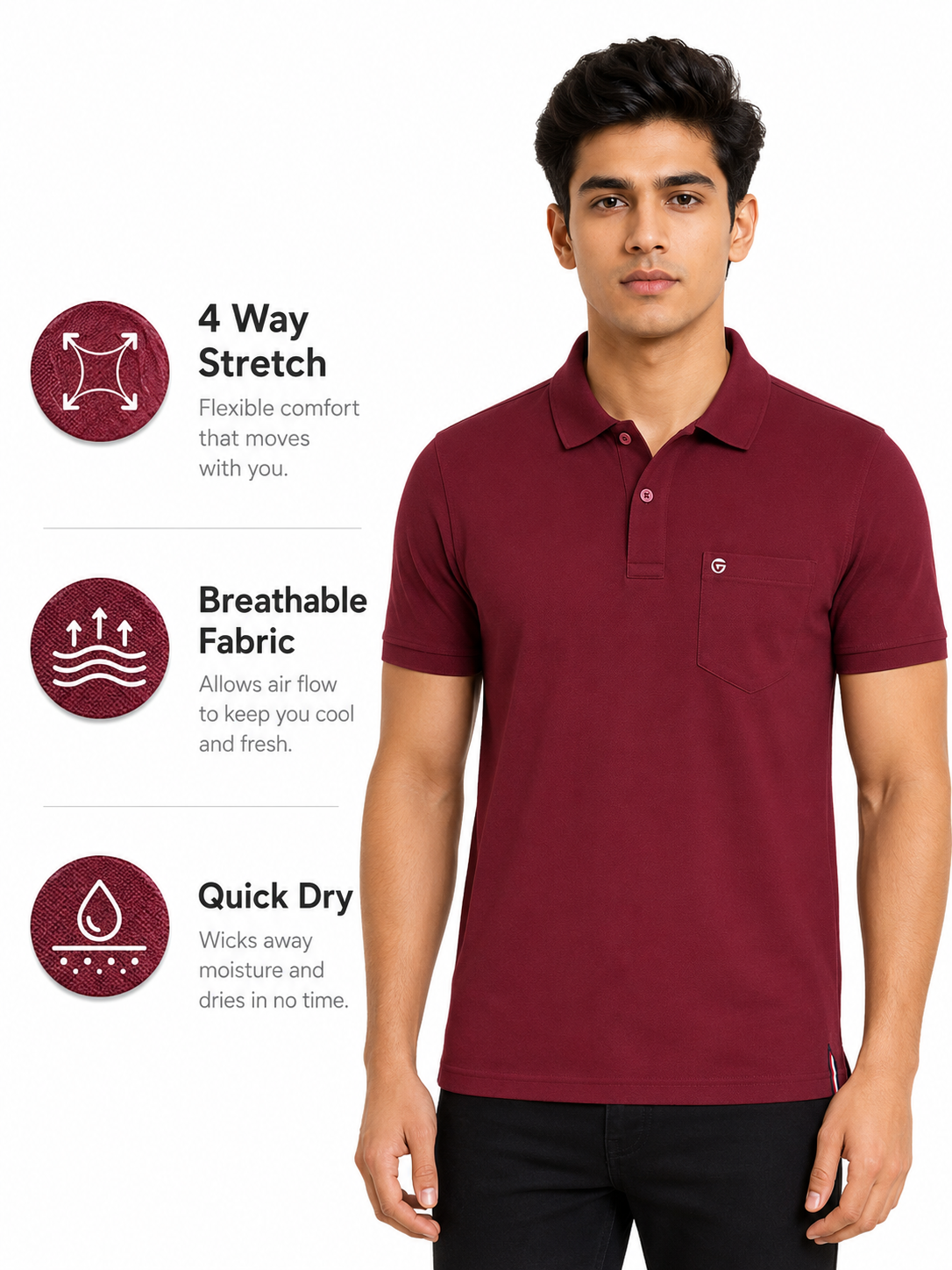 Classic Polo Pocket T-Shirt