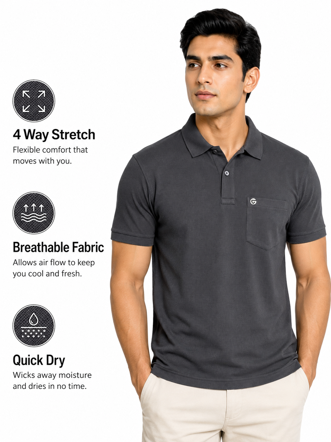 Classic Polo Pocket T-Shirt
