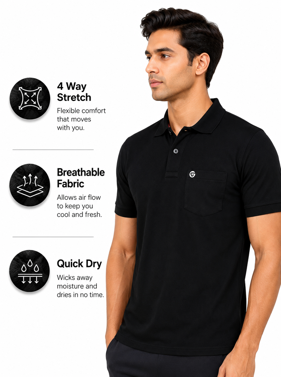 Classic Polo Pocket T-Shirt