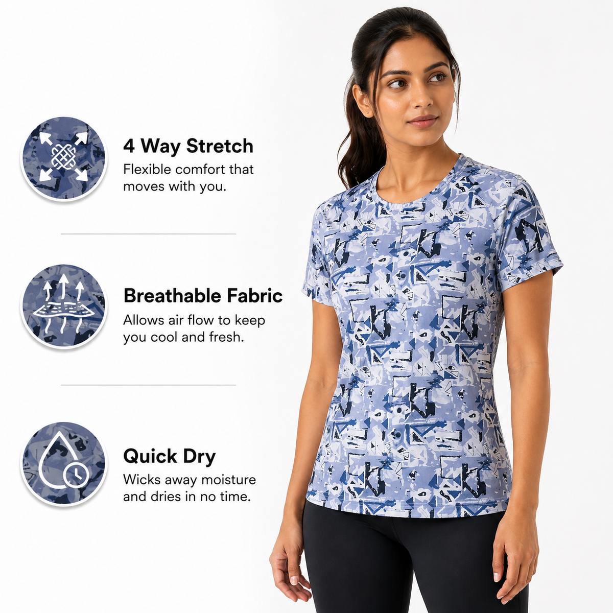 Women Digital RNS T-Shirt