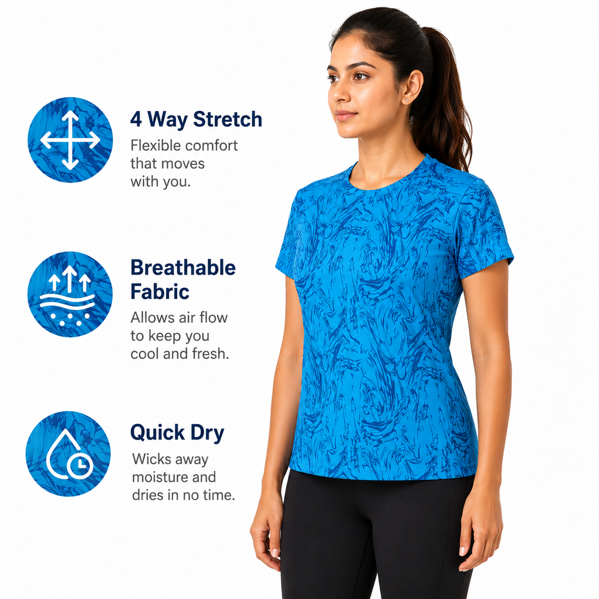 Women Digital RNS T-Shirt