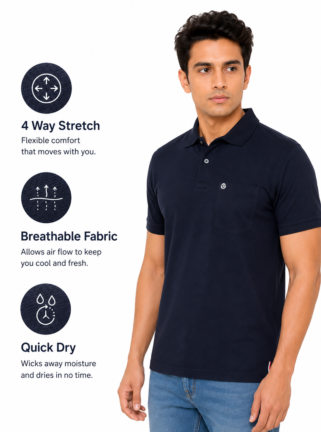 Classic Polo Pocket T-Shirt